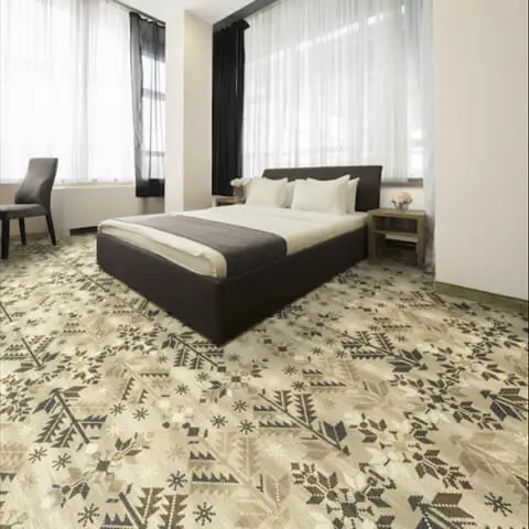 Преимущества использования офисной плитки из ковролина